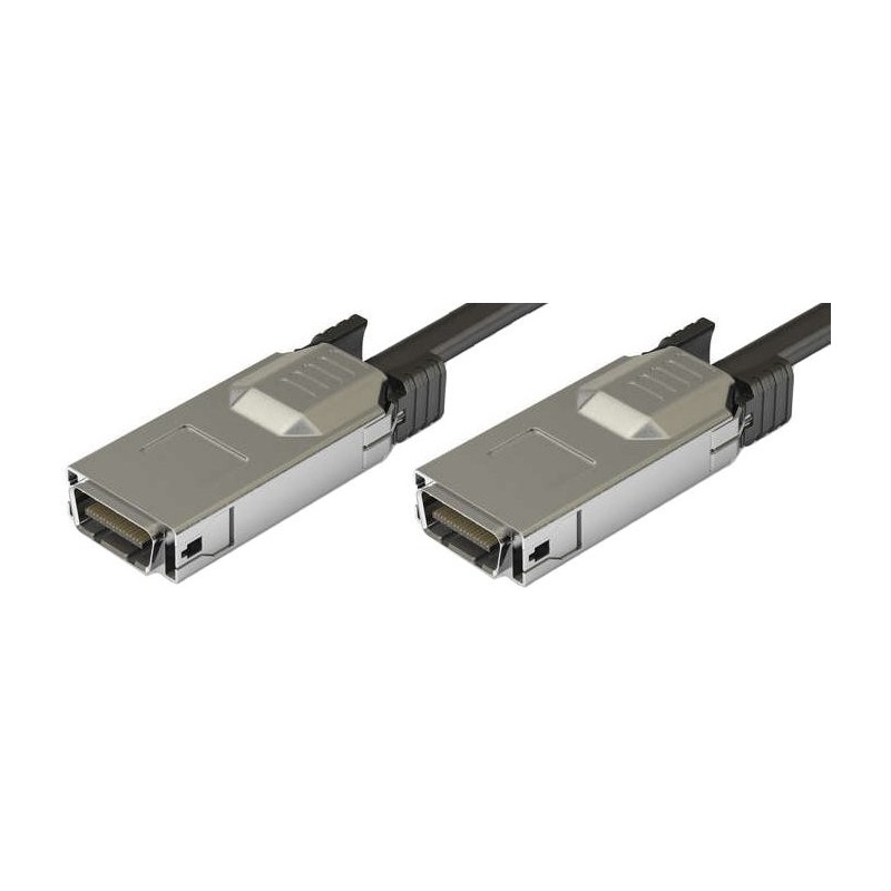 InfiniBand CX4 nätverkskabel - AWG28, 5 meter - svart - Binär Teknik AB