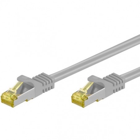 Cat.7 STP Nätverkskabel - Skärmad RJ45, Grå, 2 meter