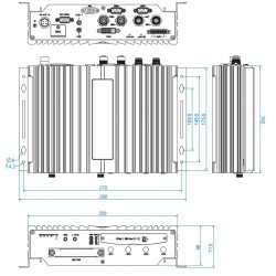 e / E-Mark Certified Embedded Fanless PC MBT-3001R