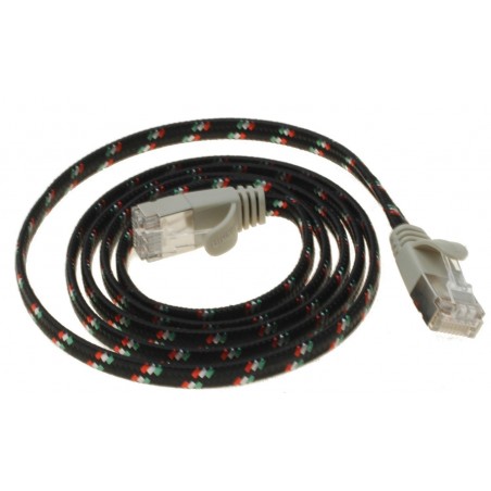 Katt. 6 ultratunna pekkabel, PoE, RJ45, STP för Gigabit-nätverk