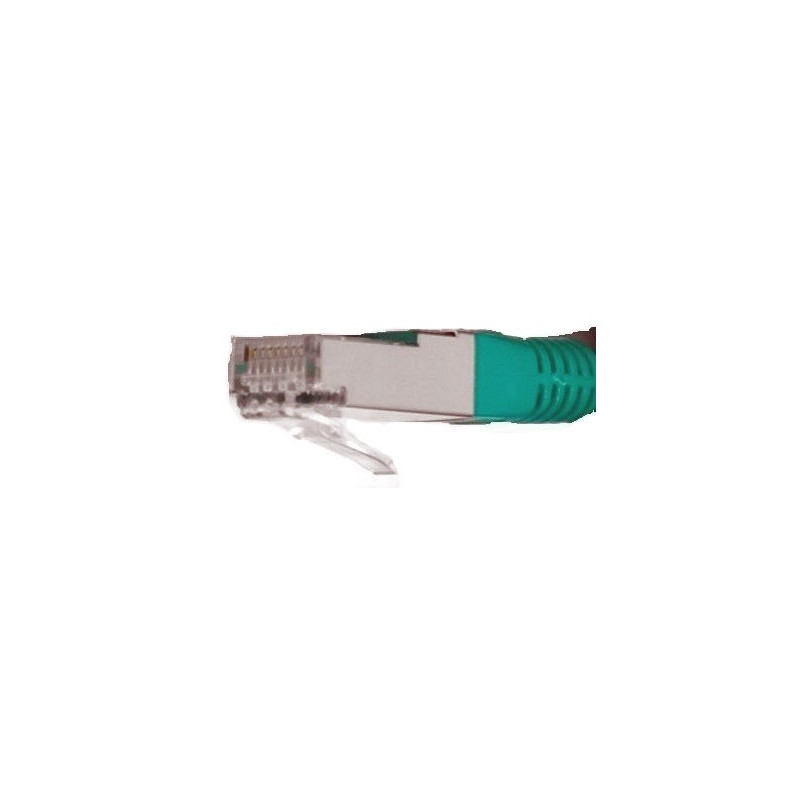 Cat. 6 netværkskabel, RJ45, STP/FTP - Skærmet og med krydsede ledere, AWG24, grøn, 20m