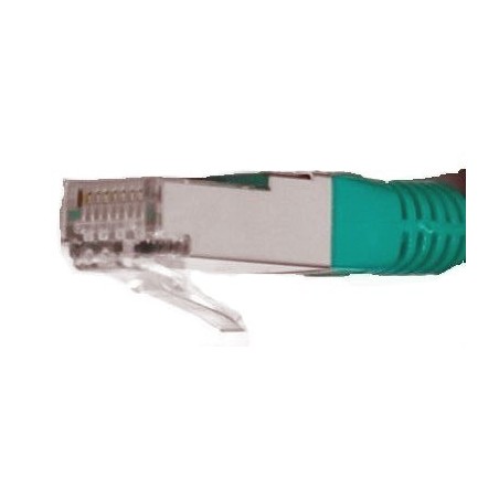 Cat. 6 netværkskabel, RJ45, STP/FTP - Skærmet og med krydsede ledere, AWG24, grøn, 20m