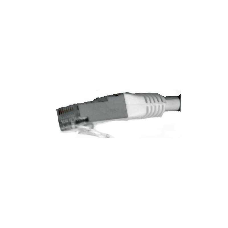 Cat. 6 netværkskabel, RJ45, STP/FTP - Skærmet og med krydsede ledere, AWG24, hvid, 20m