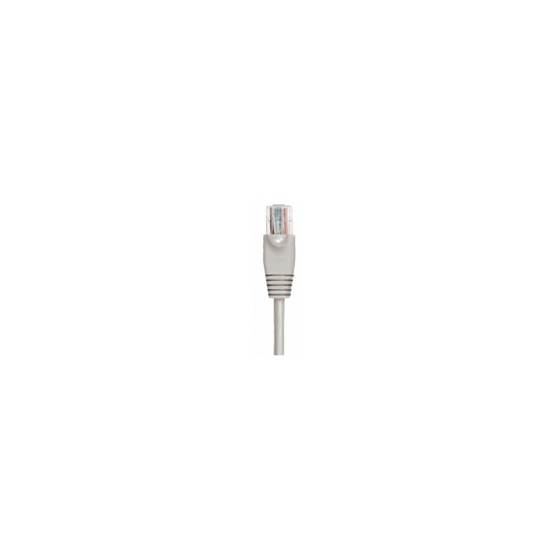 Cat. 6 netværkskabel, RJ45, UTP - uskærmet og med lige ledere, AWG24, grå, 15m